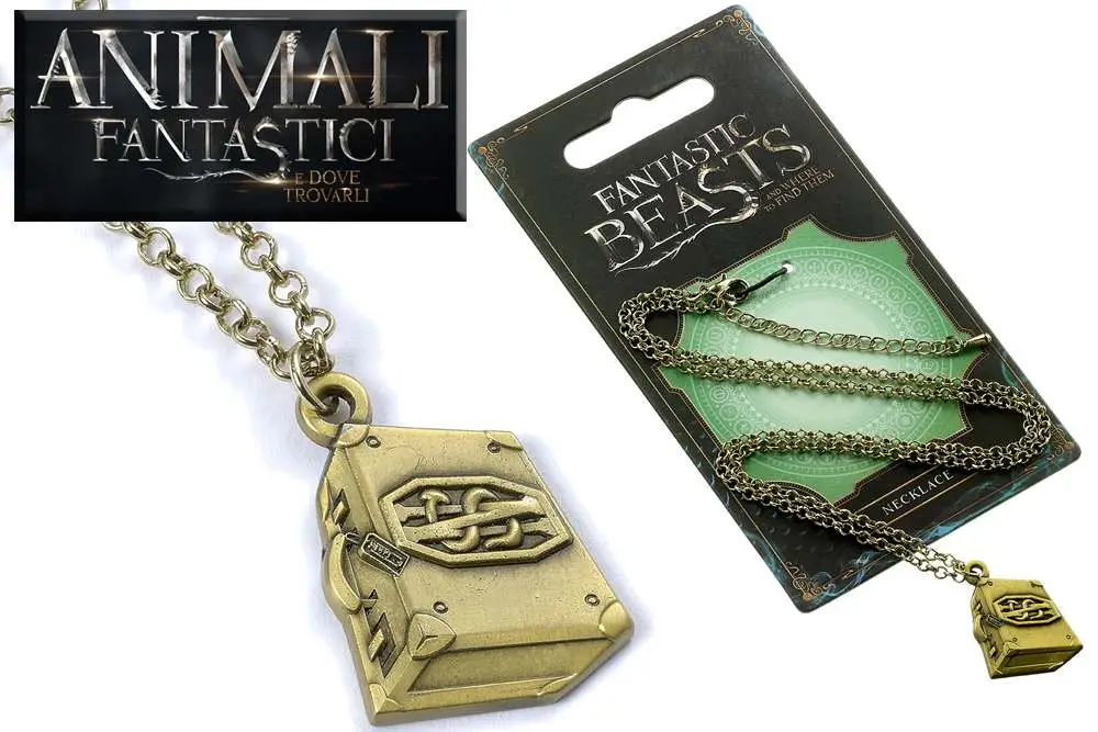 Figurine Les Animaux Fantastiques fantastic beasts suitcase necklace